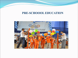 ways of organizing pre-school education in kosovo