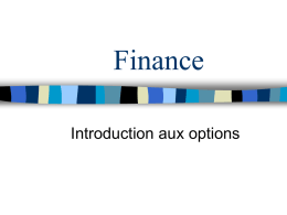 OPTIONSsf - Cours de Finance