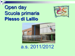 Open day Scuola Primaria Lallio - Istituto Comprensivo Cesare