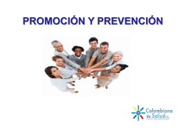 a. presentacion del programa promocion y prevencion