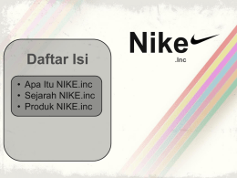 Apa Itu NIKE Inc. Nike, Inc.