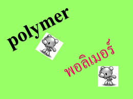 พอลิเมอร์ ( Polymer)