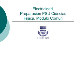Electricidad, PSU Módulo Común