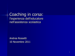 Coaching in corsa - Ufficio Scolastico Territoriale di Cremona