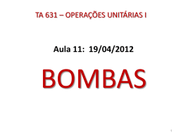 bombas - Unicamp