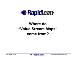 Value Stream Maps