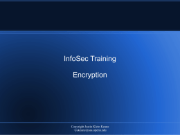 SAS InfoSec Training