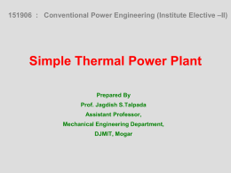 Simple Thermal Power Plant_151906_Conventional Power