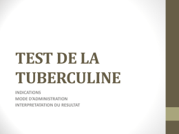 TESTUL TUBERCULINIC(