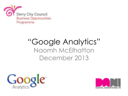 Google Analytics - Derry City Council