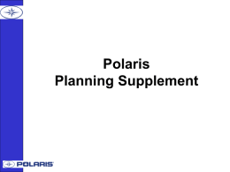Training Guide - Polaris Supplier Information System