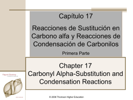 Reacciones de Condensación Aldólica QB`s 2014