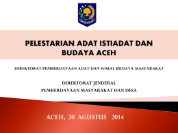 - Badan Pemberdayaan Masyarakat Banda Aceh