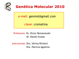 Clase_DNA_1_VR - Genética Molecular
