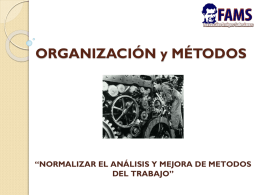 organizacion-metodos - Tecnológico EuroAmericano