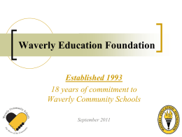 WEF - Waverly Education Foundation