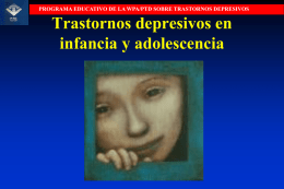 programa educativo de la wpa/ptd sobre trastornos depresivos