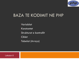 PHP BASIC
