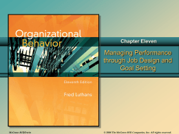 Chap011 - Organizational Behavior
