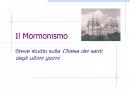 I Mormoni - Chiesa Cristiana Evangelica ADI di Napoli