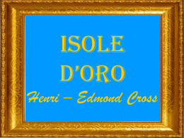 ISOLE D`ORO Henri – Edmond Cross
