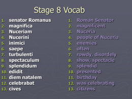 Stage 8 Vocab