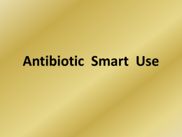 Antibiotic Smart Use
