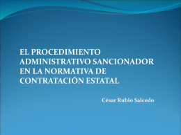 procedimiento administrativo sancionador (pas) sanciones