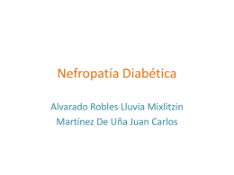 Nefropatía diabética exposición