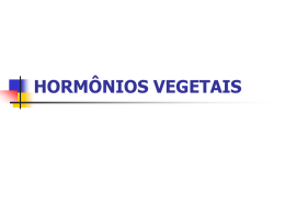HORMÔNIOS VEGETAIS