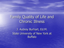 Family Quality of Life