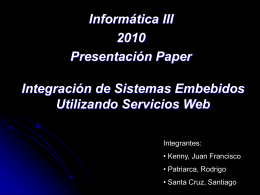 PaperInfo3 - Departamento de Sistemas e Informática