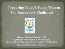 Preparing Today`s Young Women For Tomorrow`s Challenges