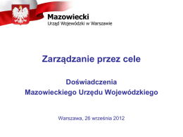 Misja Mazowieckiego Urzędu Wojewódzkiego