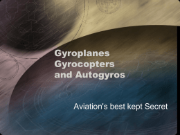 gyroplanes an introduction - Popular Rotorcraft Association