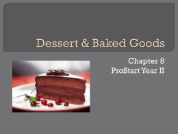 Dessert & Baked Goods