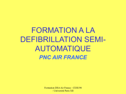 2. Formation à la D.S.A. - Formation DSA Air France