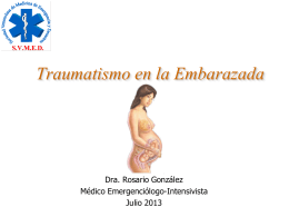 Traumatismo en la Embarazada