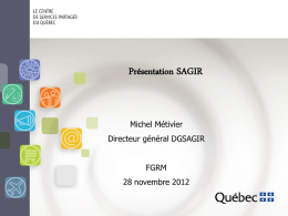 Le programme SAGIR