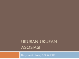 Ukuran-ukuran asosiasi - 7065 – Desyawati Utami S.Pi, M.KKK