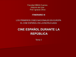 cine español durante la ii república