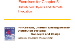 Exercises for Chapter 5 - Distributed Systems | Concepts