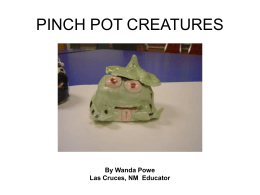 Pinch Pot Creatures PowerPoint