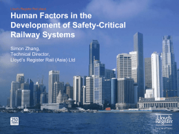Presentation - International Rail Safety Conference (IRSC)