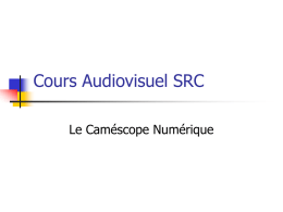Cours Audiovisuel SRC