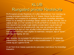 KLUB på Rungsted private - Rungsted Private Realskole