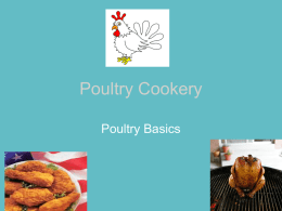 Poultry Cookery