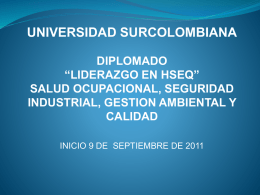 Diplomado - Universidad Surcolombiana