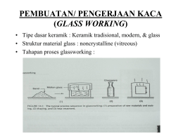 Pengetahuan Bahan & Proses Pertemuan 8