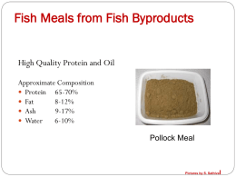What are the roles for Alaska byproducts from wild fish in organic